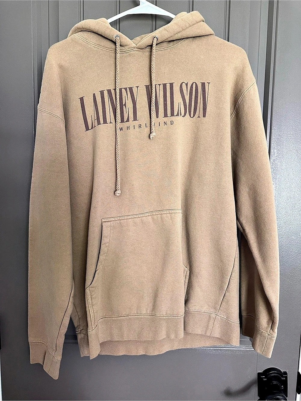 Lauren Wilson Whirlwind hoodie Graphic Hoodie in Brown Size Medium Like New